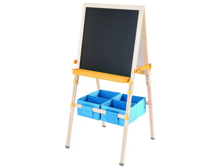 Teamson Kids Little Artist Vangogh Zweiseitige Staffelei mit Aufbewahrung* Künstlerzubehör|Aufbewahrung