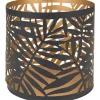Teelichthalter Dark Wonder Ø 13 cm x 12 cm Schwarz-Gold* Laternen