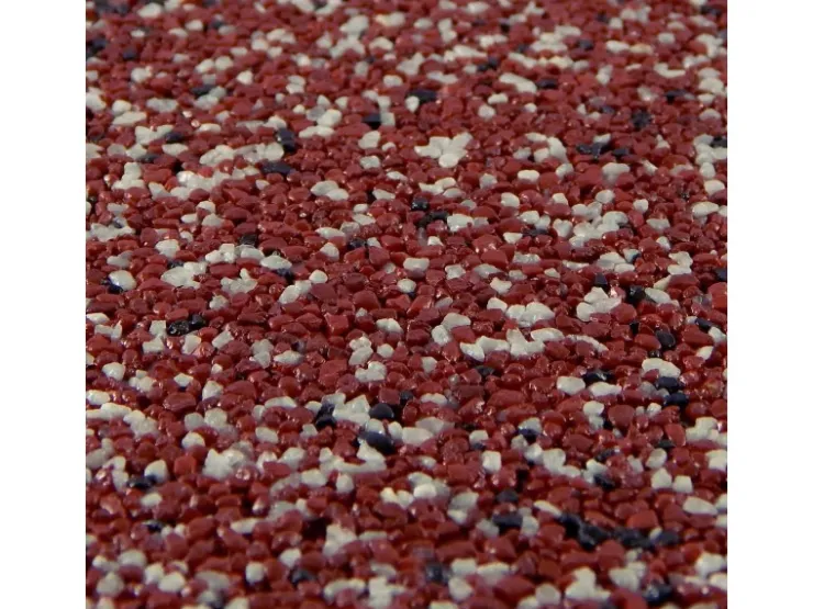 Terralith Buntsteinputz Mosaikputz 2mm -15 kg- BSP07 Weiss Rot Schwarz