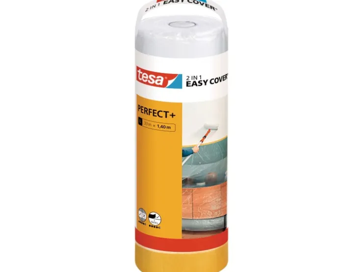 Tesa Abdeckfolie inkl. Klebeband Easy Cover Perfect+ L Nachfüllung* Malerbedarf