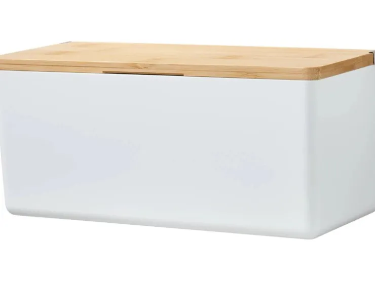 Tesa Baboo Aufbewahrungsbox Medium Weiß mit Deckel