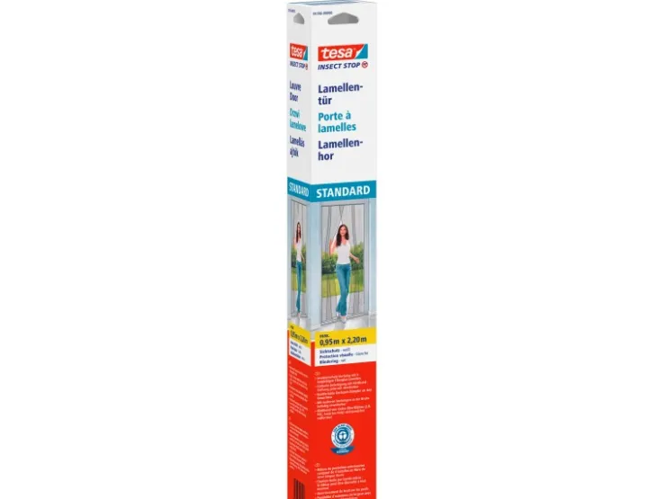 Tesa Fliegengitter Lamellentür Standard 220 cm x 95 cm* Insektenschutz