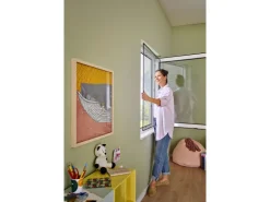 Tesa ® Insect Stop Insektenschutz Anklipsrahmen für Fenster 1,00 m x 1,20 m