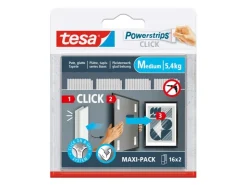 Tesa Powerstrips Click-Medium 16 Stück