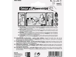 Tesa Powerstrips Vario-Gardinenhaken Braun
