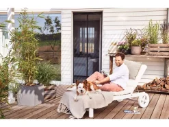 Tesa ® Selbstschließender Magnetvorhang 0,80 m x 2,00 m Anthrazit* Insektenschutz|Türvorhänge