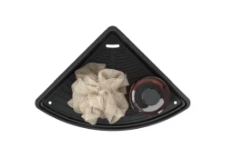 Tiger Cooper Eckkorb 21 cm Gebürstet Schwarz-Edelstahl* Eckregale