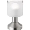 Tischleuchte Gral in Nickel matt* Kommode