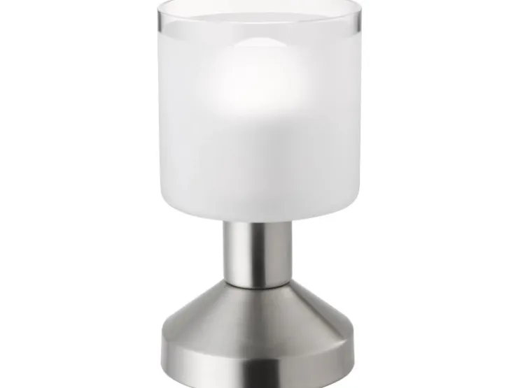 Tischleuchte Gral in Nickel matt* Kommode