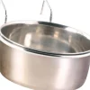 Trixie Edelstahlnapf mit Halter 600 ml/ ø 12 cm* Vogelbedarf