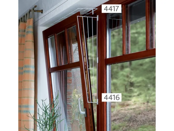 Trixie Katzen-Schutzgitter für Fenster Oben/Unten 65 cm × 16 cm Weiß* Katzenbedarf