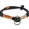 Trixie Zug-Stopp-Halsband Be Nordic 45 cm x Ø 8 mm Schwarz-Sand* Hundebedarf