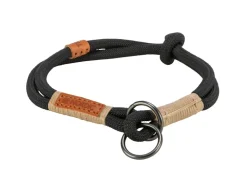 Trixie Zug-Stopp-Halsband Be Nordic 45 cm x Ø 8 mm Schwarz-Sand* Hundebedarf