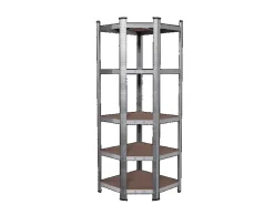 Tronitechnik Schwerlastregal Kellerregal Lagerregal 40 X 40 X 70 X 70 X 180 Cm Stahlgestell Bis 875 Kg 5 Ablagen