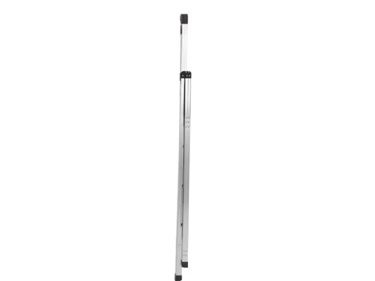 TRUTZHOLM Alu Trittleiter 4 Stufig Klappbar mit Handlauf 150kg Silber* Klapptritte