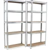 TRUTZHOLM 2er Set Schwerlastregal 170x75x30 cm* Schwerlastregal