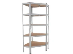 TRUTZHOLM Regalsystem 3 Teilig 1x Eckregal 180x75x75x30x30 cm Und 2x Lagerregal 180x90x30 cm 2625 kg