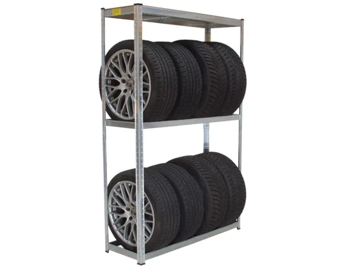 TRUTZHOLM Reifenregal Für 8 Räder 180x120x40 cm 795 kg* Kellerregale