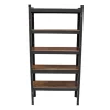 TRUTZHOLM Wohnzimmerregal 150x75x30 cm Dunkel Traglast 650 kg* Regale Schwarz|Metallregale