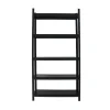 TRUTZHOLM Wohnzimmerregal 180x90x30cm Stahl 600 kg Regalböden 8 mm Schwarzmatt* Regale Schwarz