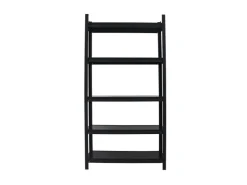 TRUTZHOLM Wohnzimmerregal 180x90x30cm Stahl 600 kg Regalböden 8 mm Schwarzmatt* Regale Schwarz
