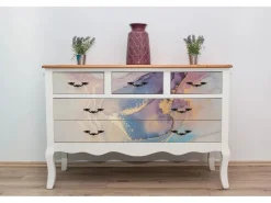 Tulup Möbelfolie Bunter Marmor Möbel Klebefolie 100x50 cm Klebefolie für Schränke Mehrfarbig Möbelfolie Möbel Folie
