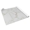 Tulup Möbelfolie Heller Marmor Schrankfolie 100x50 cm Klebefolie Möbel Weiß Möbelfolie Folie für Möbel