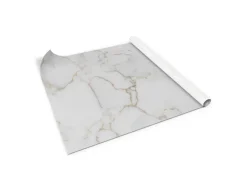 Tulup Möbelfolie Heller Marmor Schrankfolie 100x50 cm Klebefolie Möbel Weiß Möbelfolie Folie für Möbel