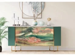 Tulup Möbelfolie Lackierte Platte Klebefolie Möbel 100x50 cm Folie für Möbel Mehrfarbig Möbelfolie Klebefolie für Möbel