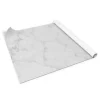 Tulup Möbelfolie Marmormuster Folie für Möbel 100x50 cm Klebefolie für Möbel Weiß Möbelfolie Klebefolie für Möbel