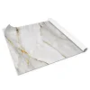Tulup Möbelfolie Perlmarmor Klebefolie Möbel 100x50 cm Folie für Möbel Braun Möbelfolie Klebefolie für Möbel