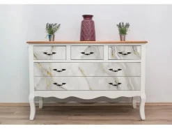 Tulup Möbelfolie Perlmarmor Klebefolie Möbel 100x50 cm Folie für Möbel Braun Möbelfolie Klebefolie für Möbel