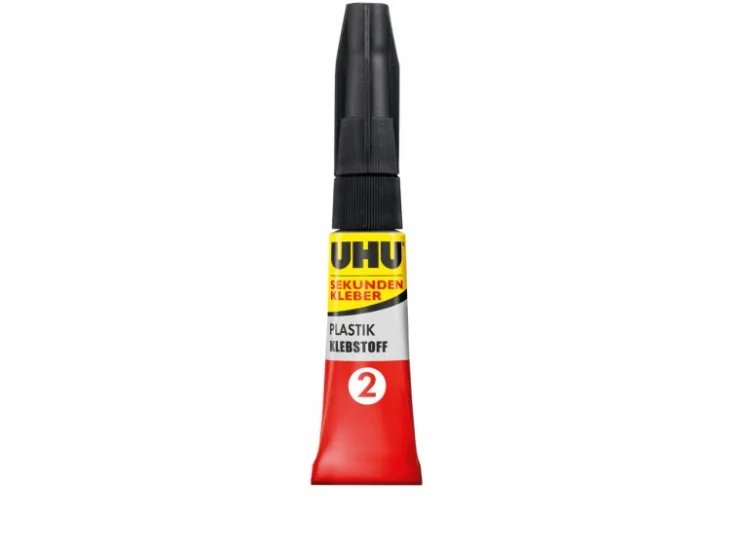 UHU Sekundekleber Plastik 2g + 3 ml* Stifte