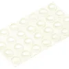 Universalpuffer Selbstklebend Ø 12 mm 28 Stück Transparent