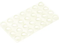 Universalpuffer Selbstklebend Ø 12 mm 28 Stück Transparent