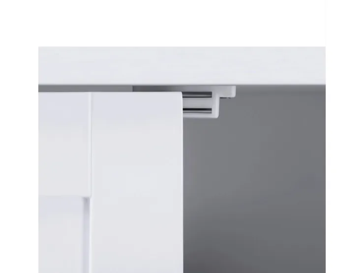 Vasagle Badezimmerschrank mit 2 Türen 30 cm x 60 cm x 80 cm Weiß* Regale Massivholz|Aufbewahrung