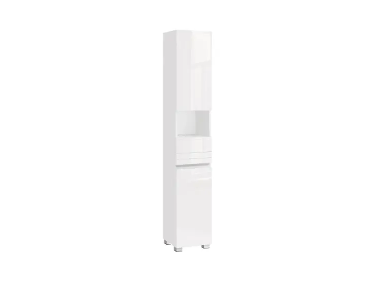 Vasagle Badezimmerschrank mit Schublade 30 cm x 30 cm x 170 cm Weiß* Schränke