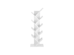 Vasagle Bücherregal Baum-Form 25 cm x 50 cm x 141,5 cm Weiß* Regale Massivholz|Holzregale