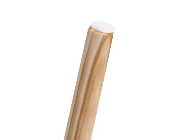 Vasagle Beistelltisch-Set mit Kiefernholz-Beinen Ø 45 cm x 50 cm Eiche-Weiß* Weißlacke