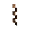 Vasagle Eckregal 5 Ebenen 20 cm x 20 cm x 126 cm Braun* Regale Massivholz