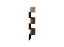 Vasagle Eckregal 5 Ebenen 20 cm x 20 cm x 126 cm Braun* Regale Massivholz