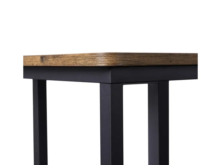 Vasagle Serviertisch mit Rollen 35 cm x 50 cm x 60 cm Braun-Schwarz* Tische|Ostern