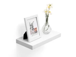 Vasagle Wandboard 40 cm x 20 cm x 3,8 cm Weiß* Schweberegale