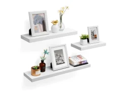 Vasagle Wandboard 40 cm x 20 cm x 3,8 cm Weiß* Schweberegale