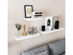 Vasagle Wandboard 40 cm x 20 cm x 3,8 cm Weiß* Schweberegale