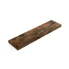 Vasagle Wandboard 20 cm x 80 cm x 3,8 cm Braun* Regale Massivholz|Holzregale