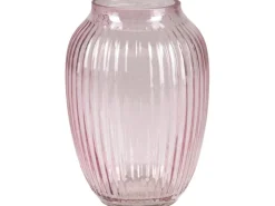 Vase Blush Bordeaux Glas 21 cm Ø 15 cm Helllila* Kommode|Sideboards