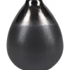 Vase Minimalist Zen Keramik 12,8 cm x Ø 10,2 cm Schwarz