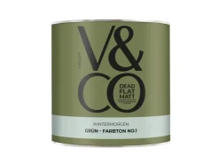 V&CO Premium-Innenfarbe Dead Flat Matt Grün Farbton 1 2,5 l* Innenfarben