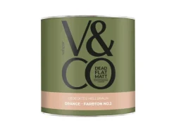 V&CO Premium-Innenfarbe Dead Flat Matt Orange Farbton 2 2,5l* Innenfarben